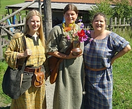 Einige Stammesmitglieder in Schwarzenbach